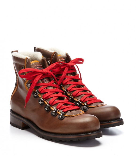 Shearling lined + Red Laces Hiking 