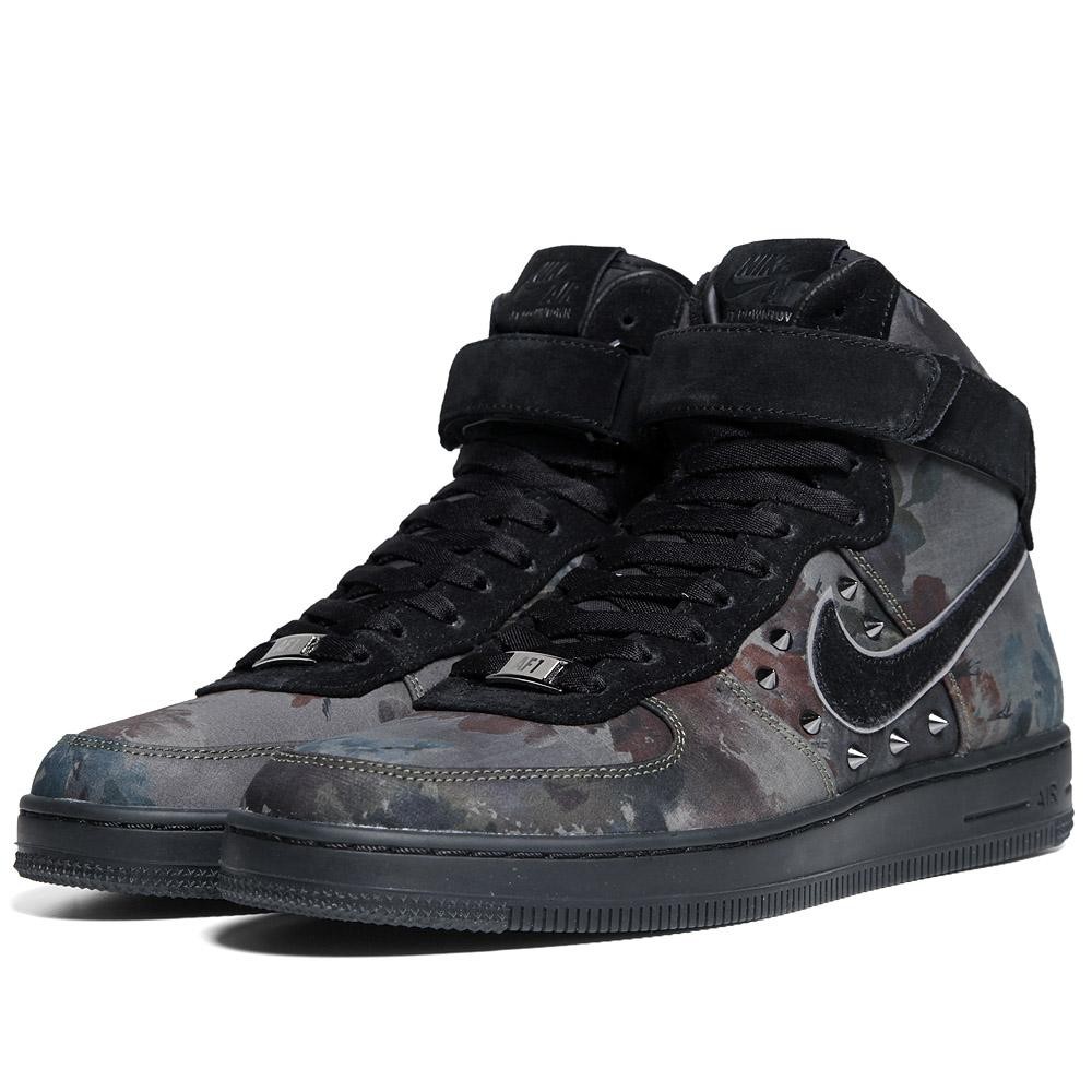 nike air force 1 high black floral