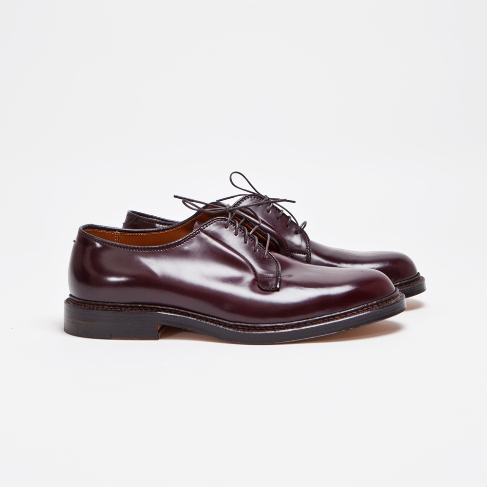 alden plain toe blucher cordovan