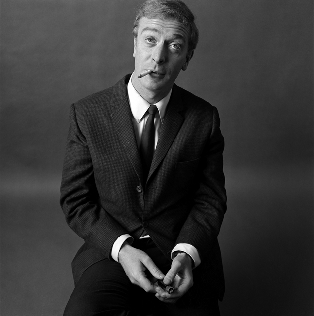 16 Michael Caine Young In Suit And Tie Smoking Cigarette Soletopia