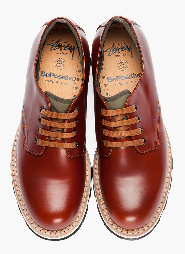 Stussy Deluxe x Be Positive X Shoe, Made in Italy | SOLETOPIA