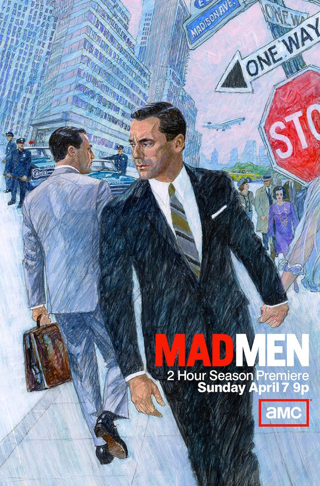 Mad Men Season 6 Illustrated Promo Don Draper | SOLETOPIA