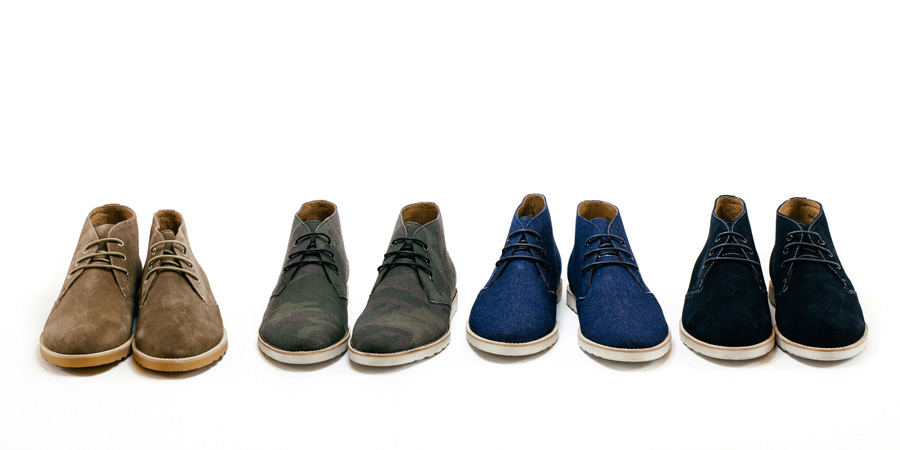 Beautiful chukka boots with thin contrast soles | SOLETOPIA