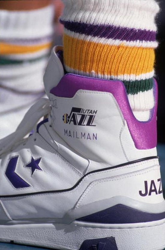 Retro Mailman socks, Karl Malone