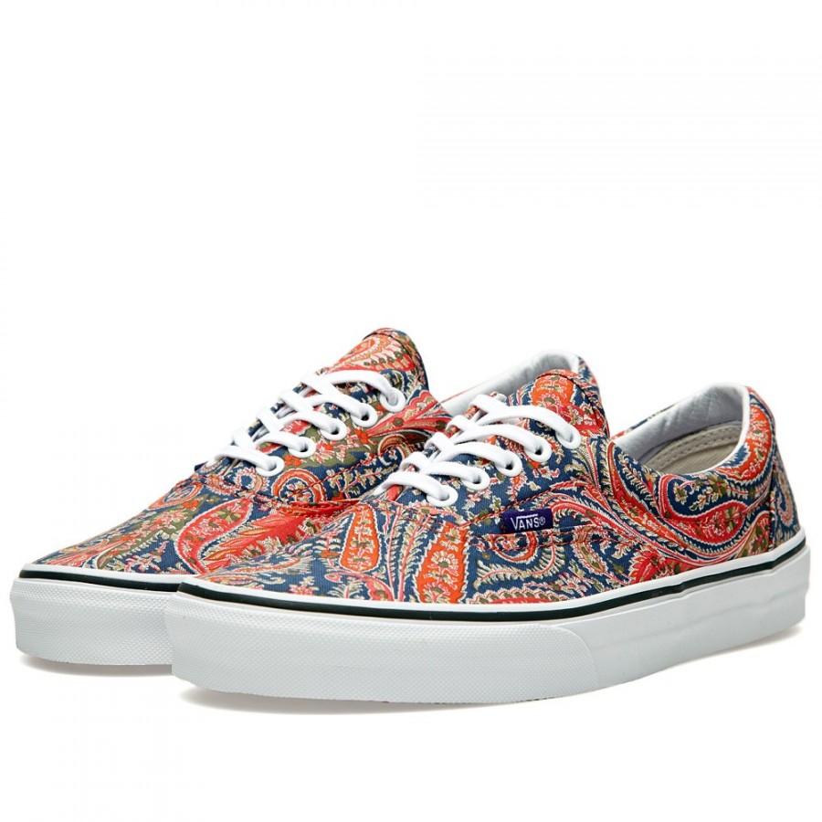 Vans x Liberty Paisley Navy Era | SOLETOPIA