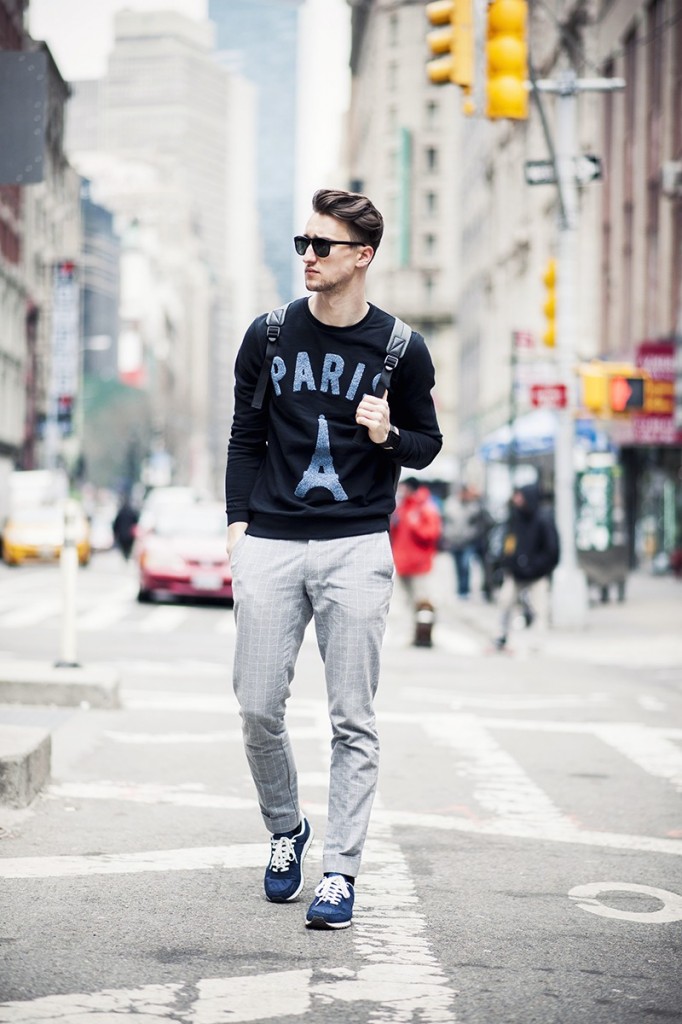 Check Tapered Pants | SOLETOPIA