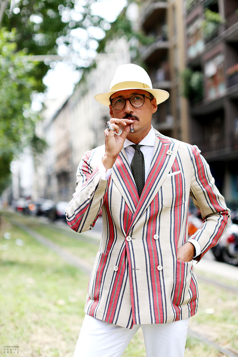 Fabrizio Orani's Candy Cane Suit Jacket | SOLETOPIA