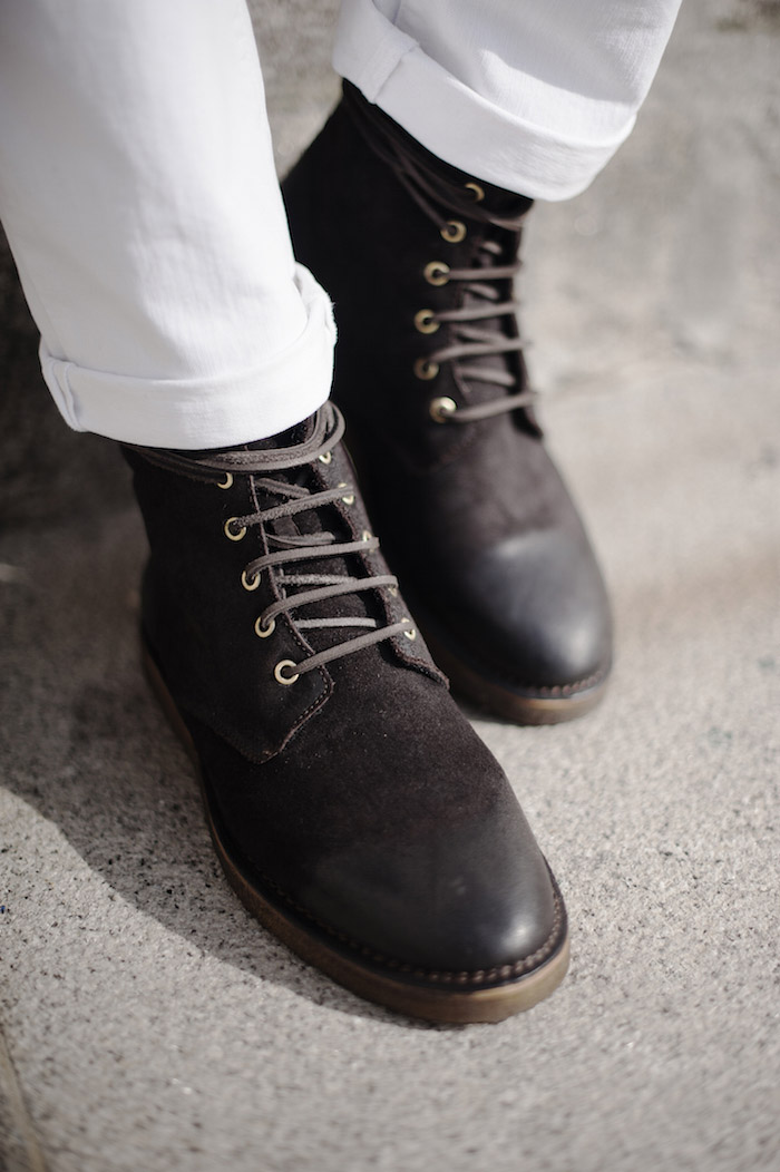 Buttero Waxed Suede Leather Boots | SOLETOPIA