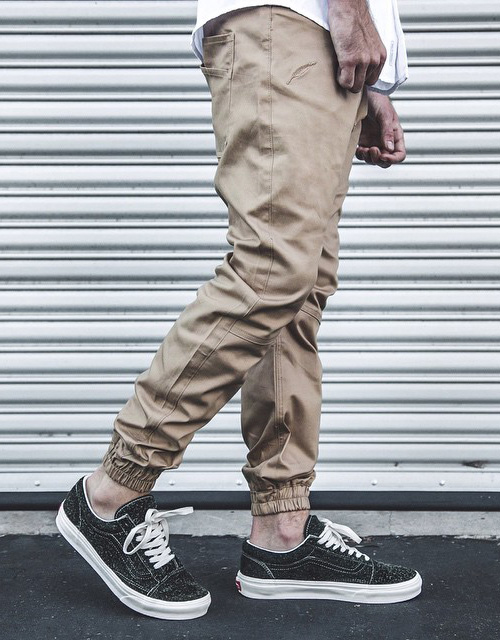 jogger pants with vans