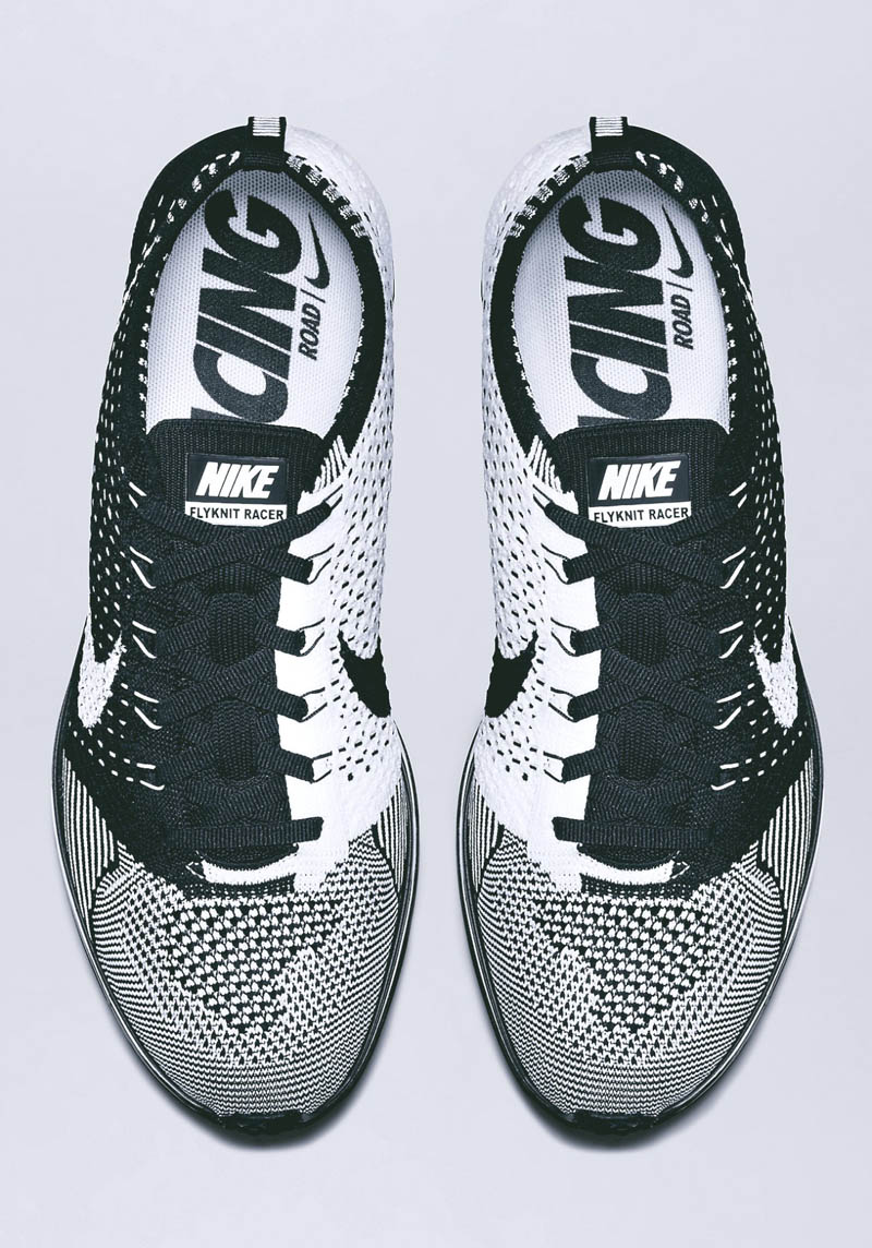 Black And White Nike Flyknit Racer Soletopia