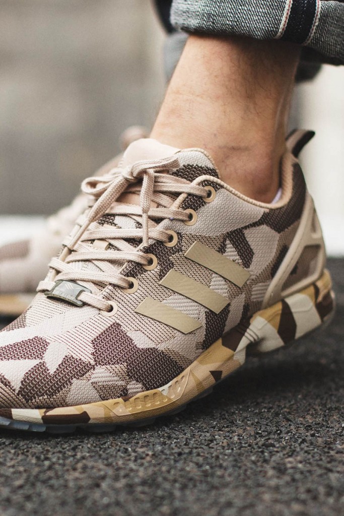 ADIDAS ZX Flux Brown Camo | SOLETOPIA