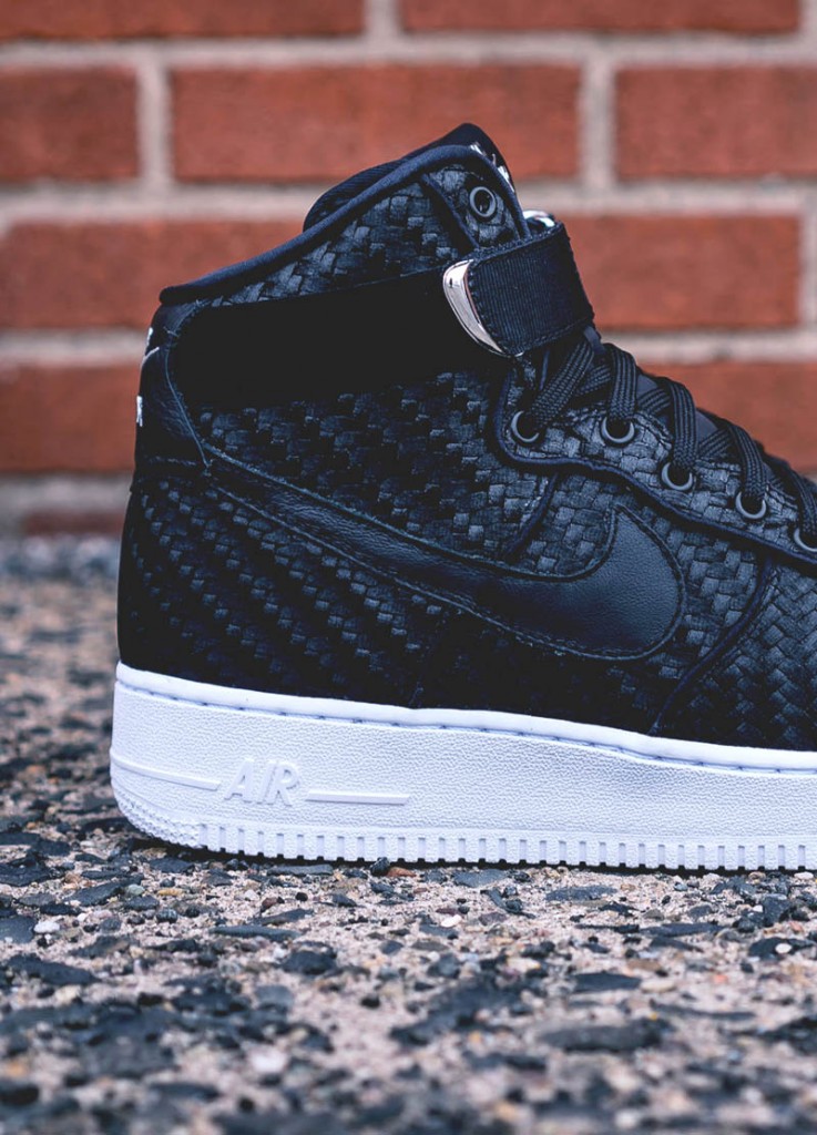 NIKE Air Force 1 Lv8 High Woven Black | SOLETOPIA