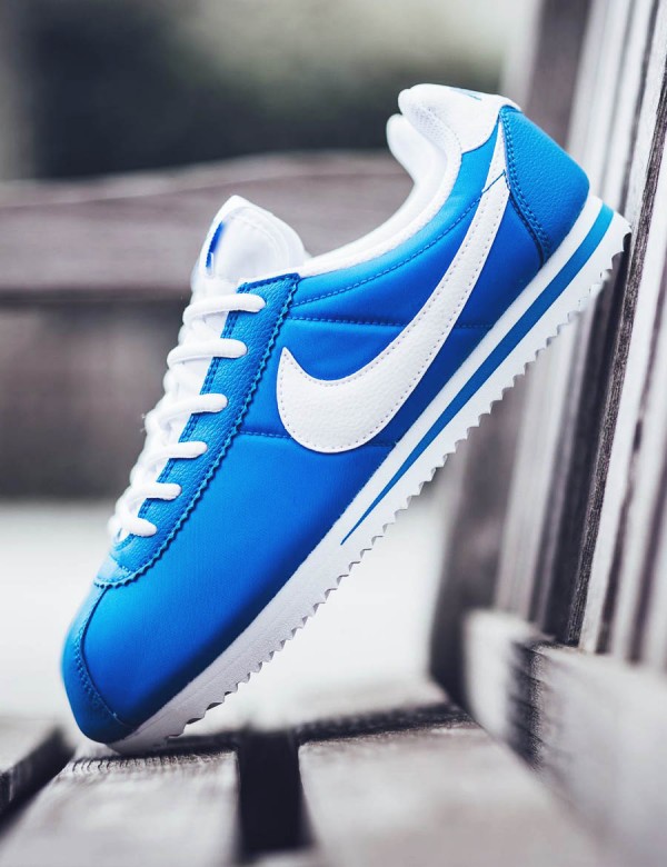 Photo Blue Nylon Cortez | SOLETOPIA