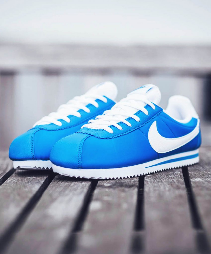 Photo Blue Nylon Cortez | SOLETOPIA