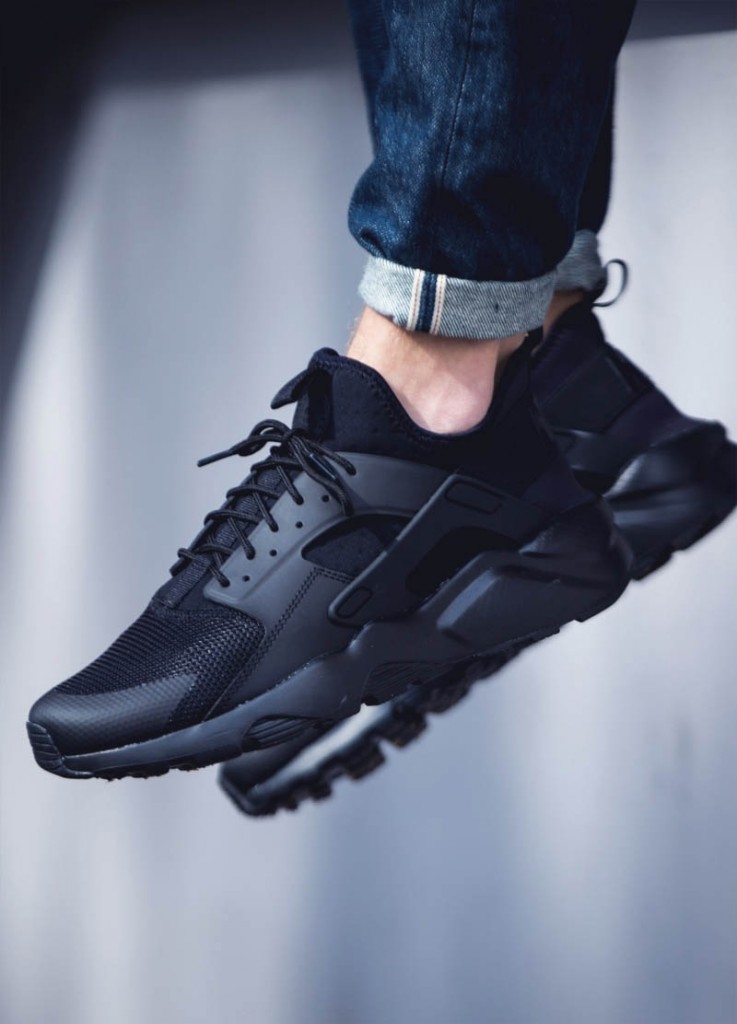 Nike Air Huarache Ultra in a lovely ‘Blackout’ colorway | SOLETOPIA